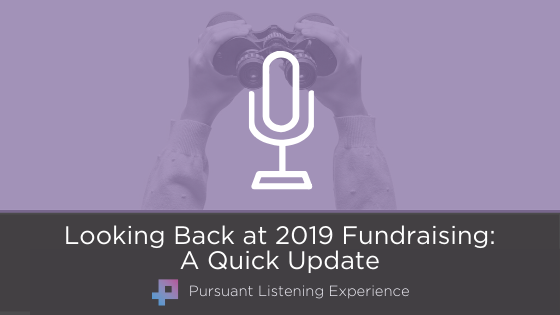 Looking Back at 2019 Fundraising: A Quick Update