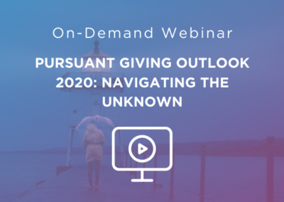Pursuant Giving Outlook 2020: Navigating the Unknown