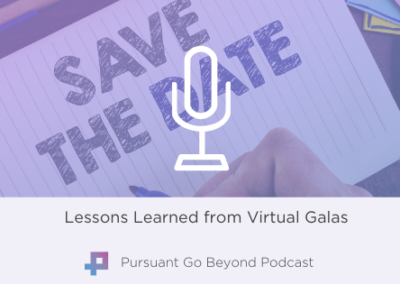 Podcast I Lessons Learned form Virtual Galas
